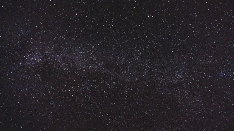starry sky, shine, dark, radiance, 4k