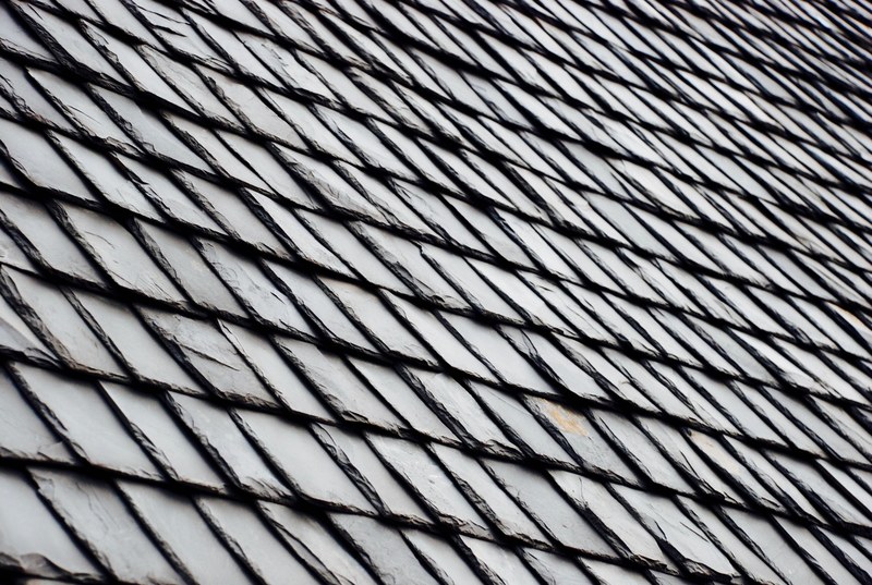slate shingle and roof 4k