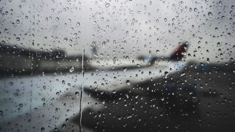 drops, glass, surface, 4k