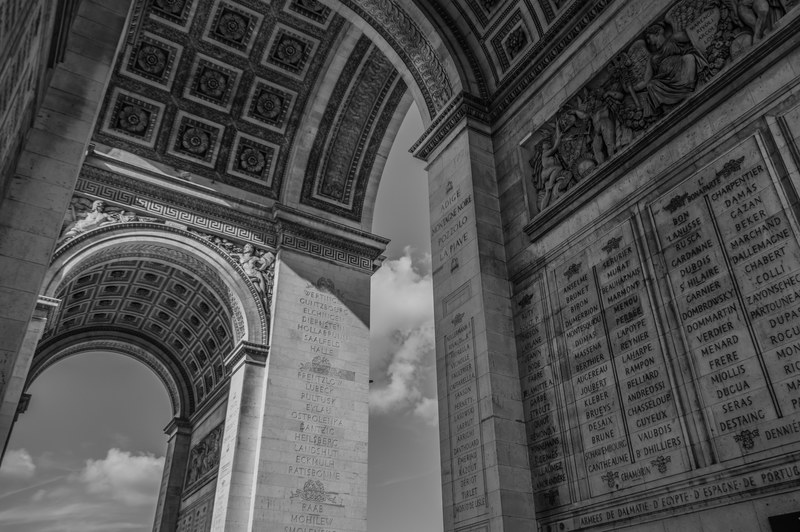 history tourist spot black and white and white 4k