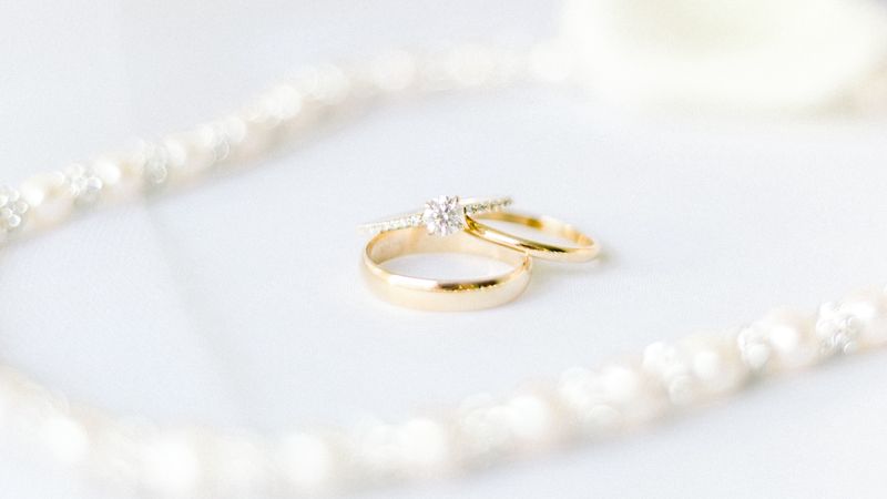 rings, wedding, love, white, 4k
