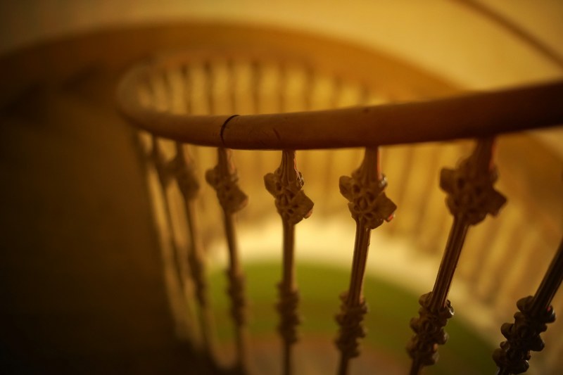 stair bokeh blur and stairway 4k