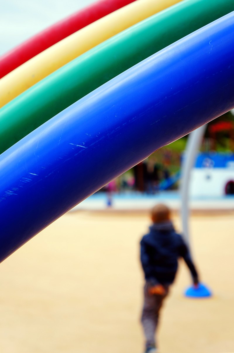 playing toy park and child hd, 4k