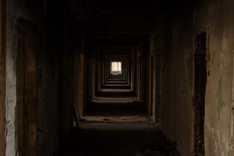 lost urban city and corridor 4k