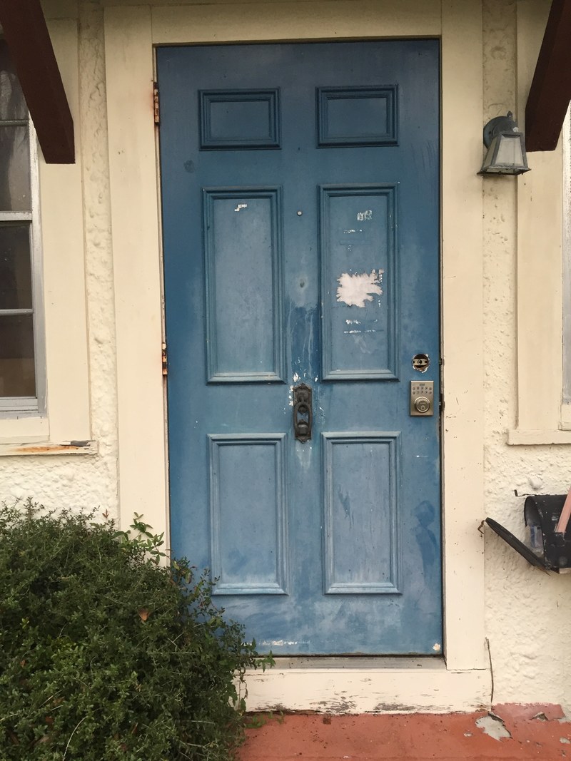 doorway door and blue hd, 4k