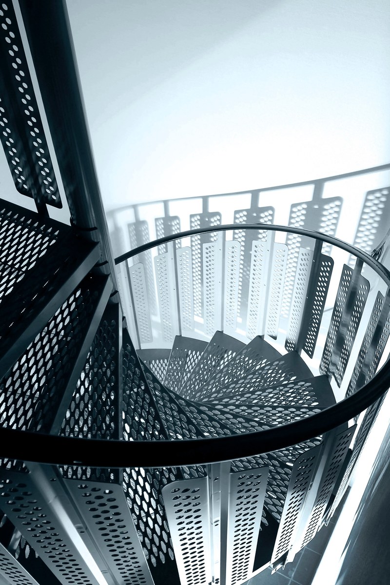 spiral staircase spiral escalate and shadow hd, 4k