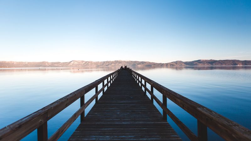 bridge, skyline, sky, 4k
