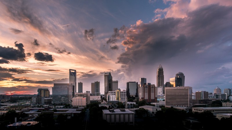 charlotte sunset 4k