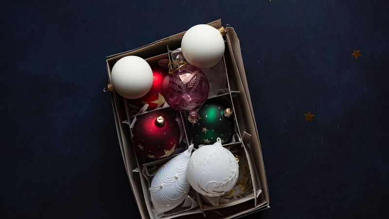 christmas toys, set, box, christmas, new year, 4k