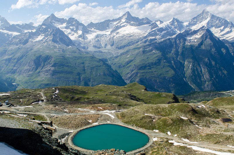 landscape switzerland zermatt and alp 4k