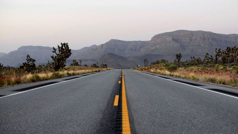 road, marking, movement, asphalt, 4k