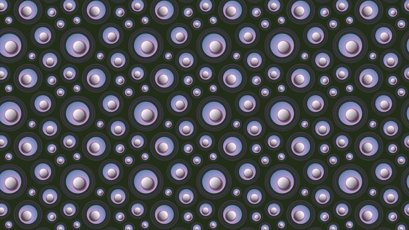 texture, circles, balls, 4k