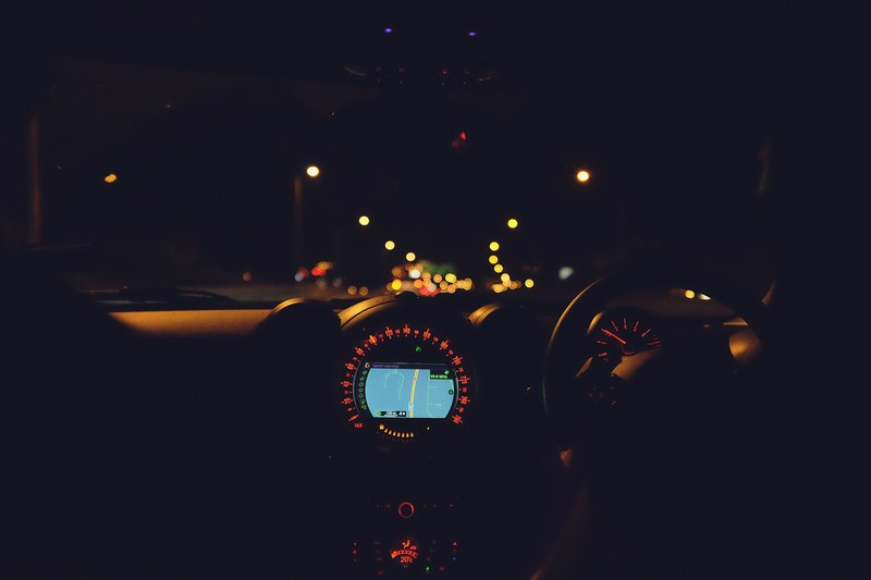night motorway car and mini 4k