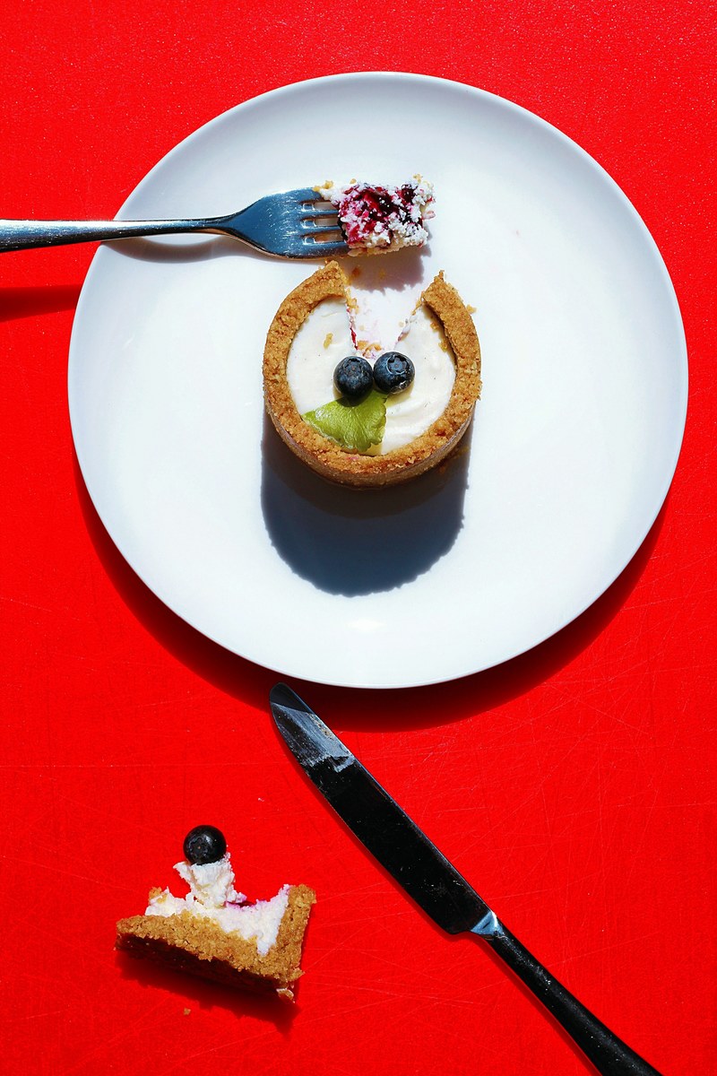 dessert food blueberry and red hd, 4k