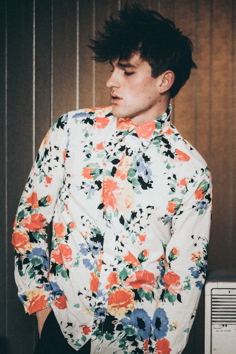 man male floral and portrait hd, 4k