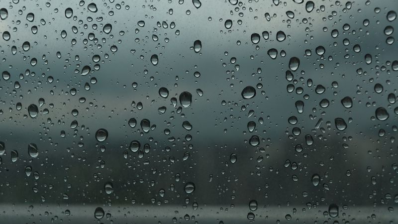 drops, glass, wet, surface, 4k