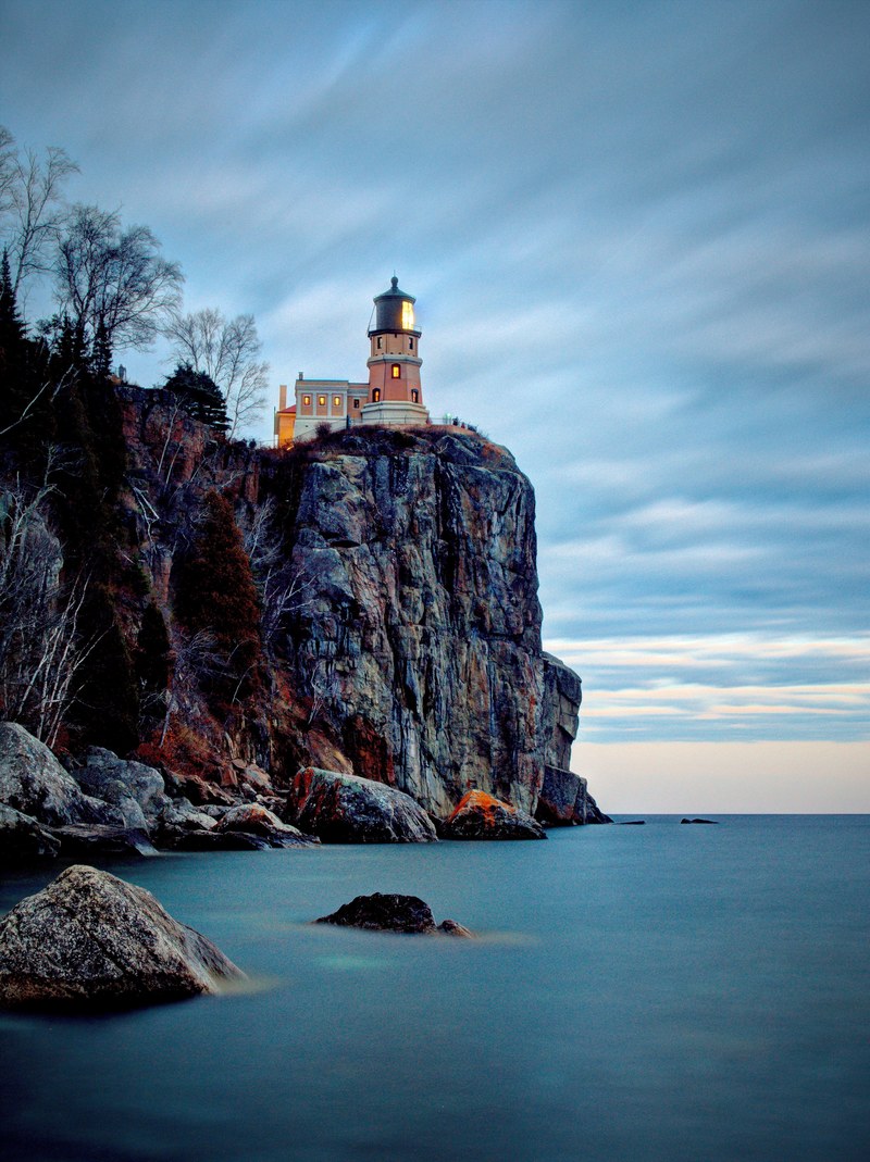 split rock lighthouse 4k
