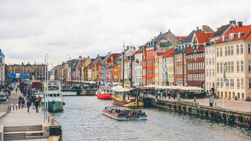 nyhavn the famous copenhagen canal 4k