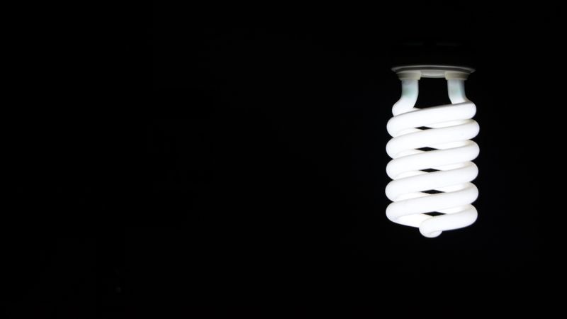 lamp, spiral, dark background, 4k