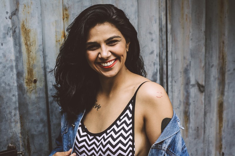 woman lady female and smiling 4k