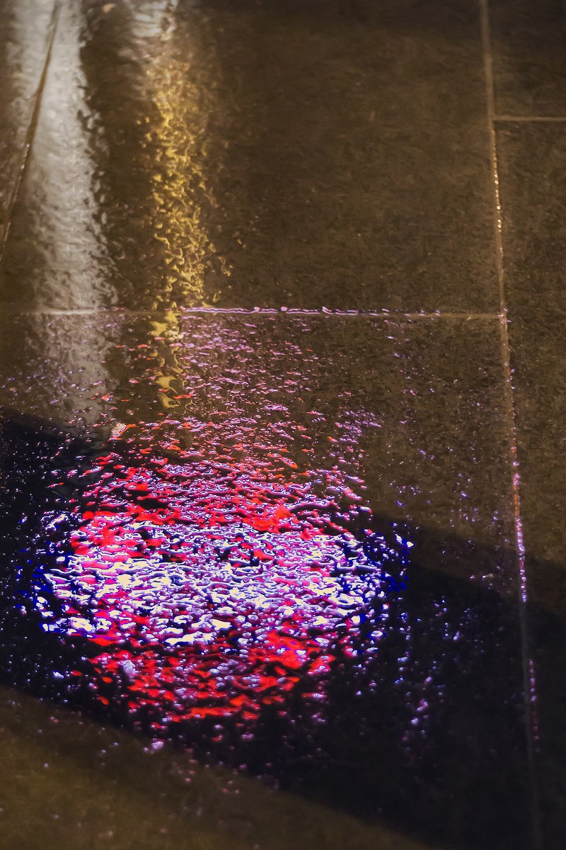 raining wet rain and reflection hd, 4k