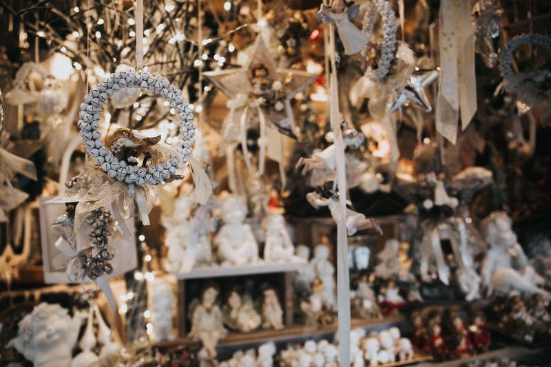 winter decoration christma and christmas fair 4k
