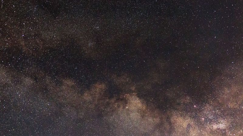 starry sky, galaxy, spots, glitter, 4k