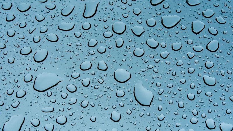 drops, closeup, surface, texture, 4k