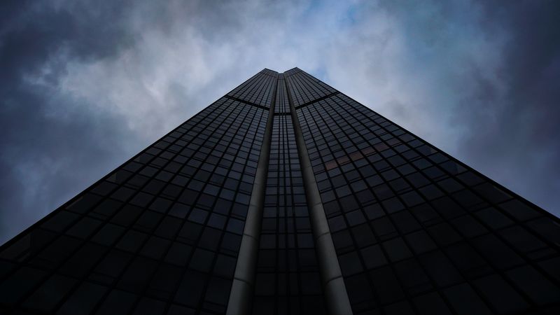 skyscraper, building, architecture, sky, bottom view, 4k