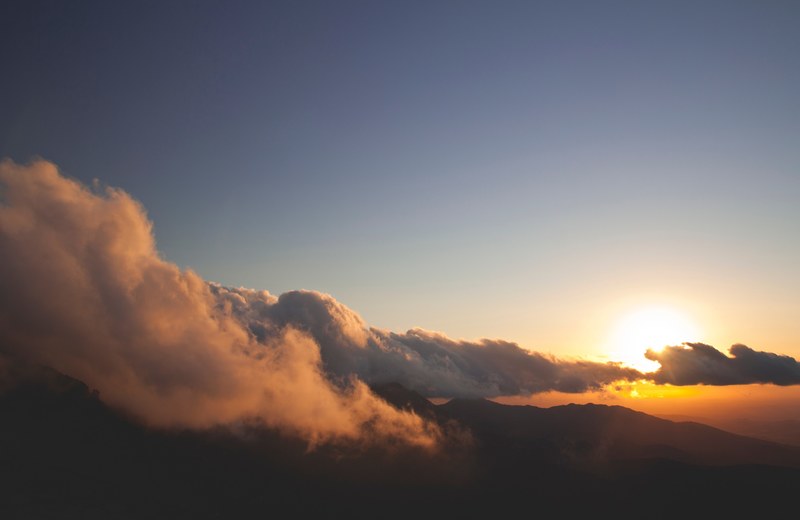 cloud sunset sunrise and sky 4k