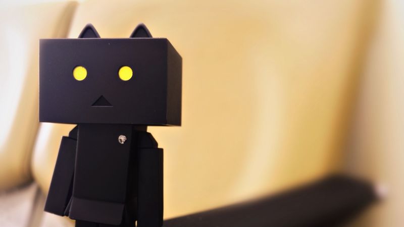 danbo, cardboard robot, danboard, 4k