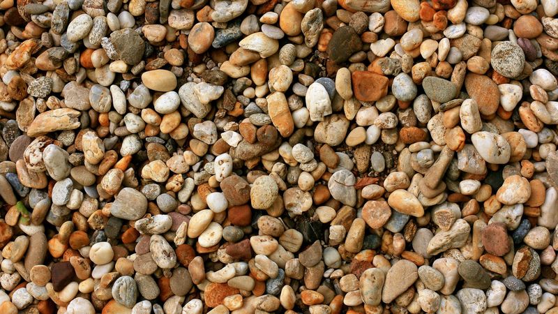 stones, sea, surface, 4k
