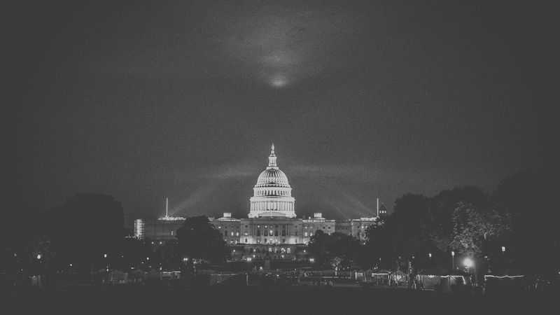 washington, united states, bw, 4k
