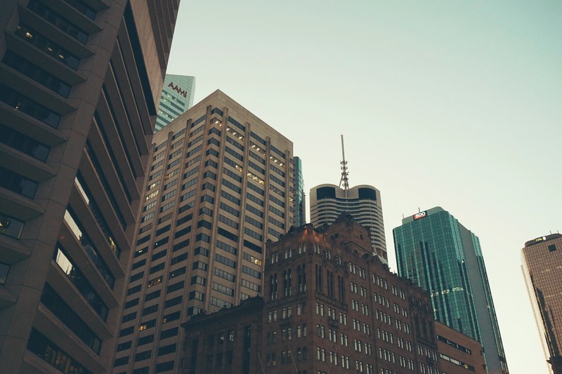 building morning brisbane and city 4k