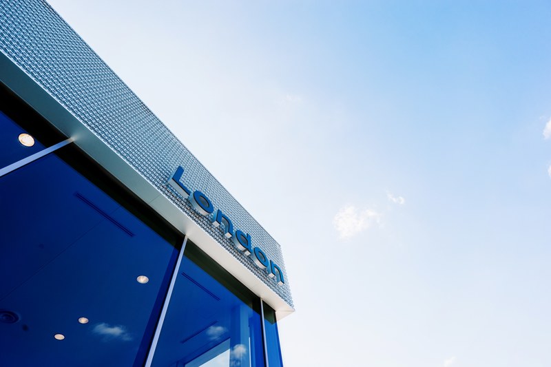 building architecture exterior and sign 4k