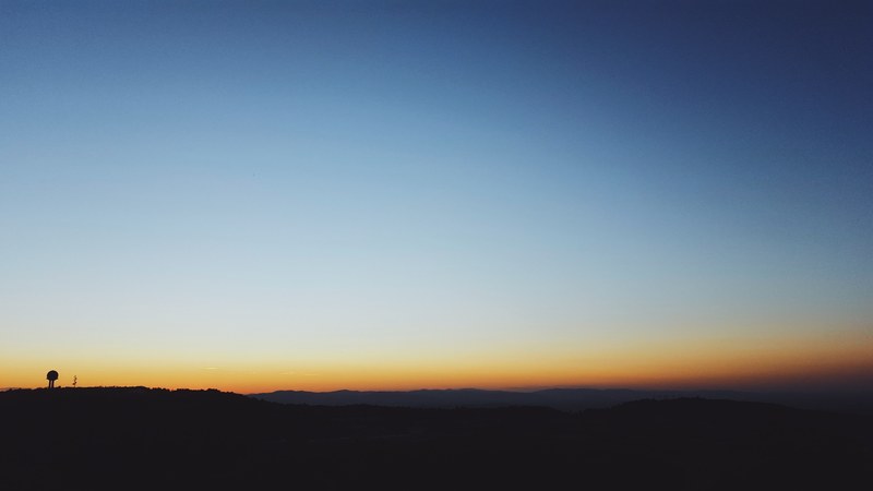 sunset view from mont thou 4k