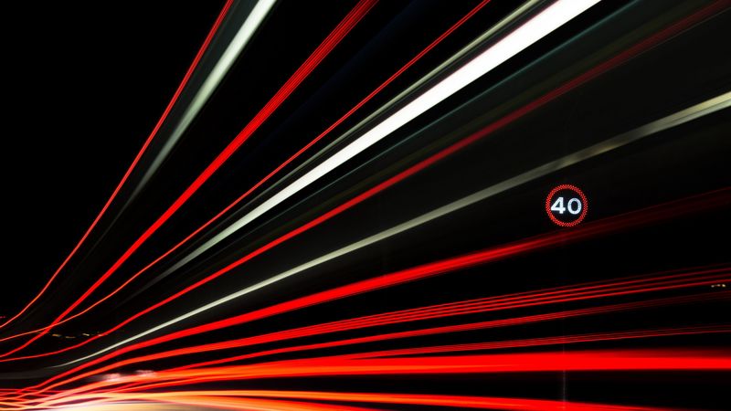 sign, speed, light, lines, 4k