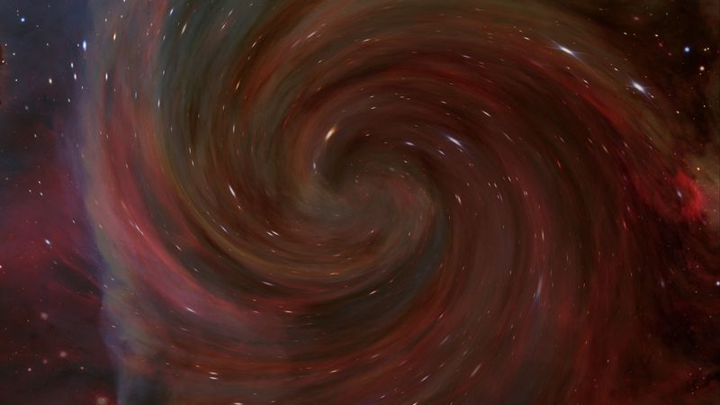 fractal, rotation, funnel, 4k