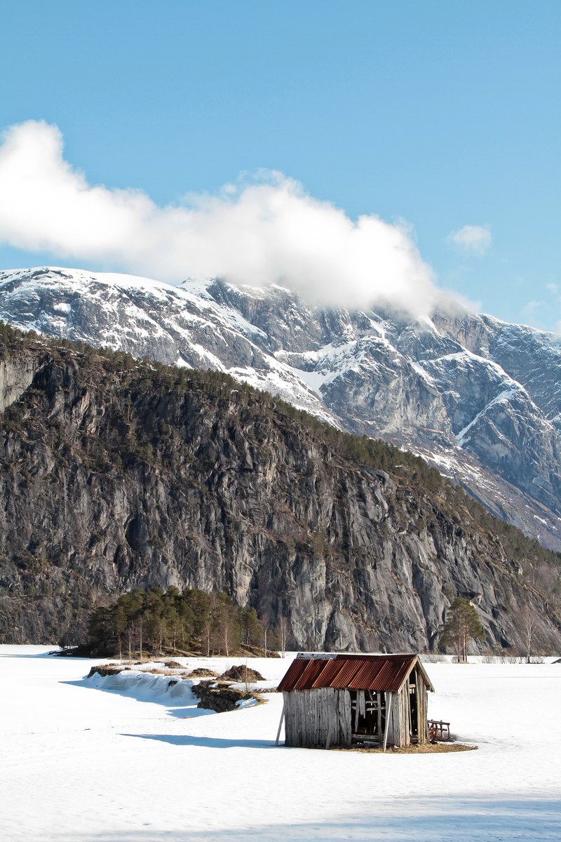 mountain winter snow and cloud hd, 4k