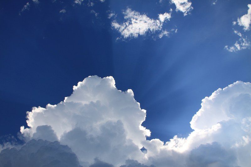sky cloud sunshine and sunny 4k