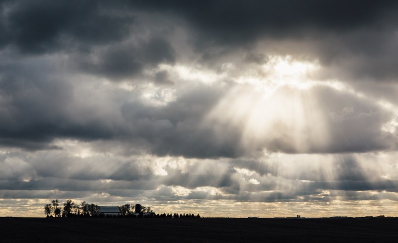 cloud midwest sun ray and sunlight 4k
