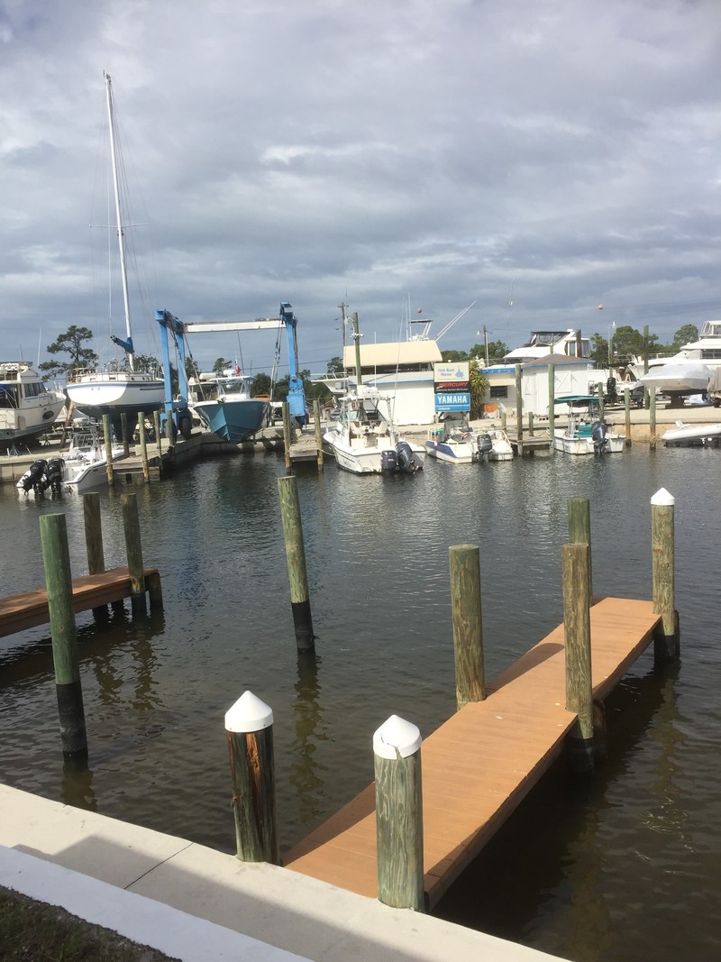 fishing boats at marina 4k