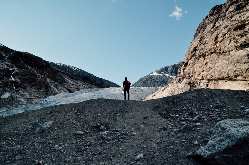 mountain hiking ice and hike 4k