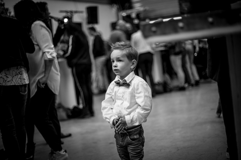 kid little man bowtie and focu 4k