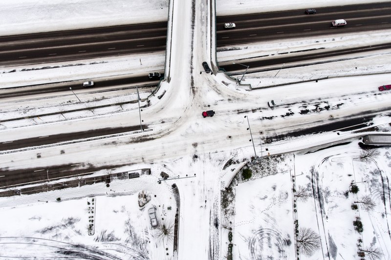 drone view aerial view road and route 4k