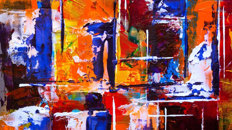 abstraction, paint, oil paint, art, 4k
