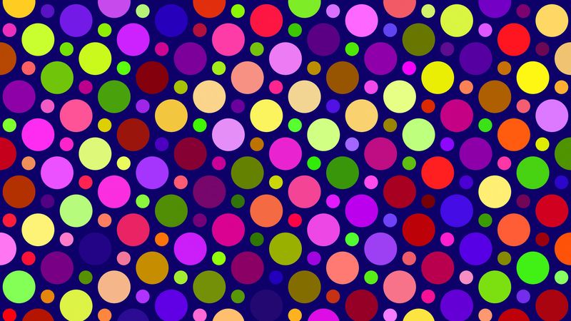 circles, colorful, texture, 4k