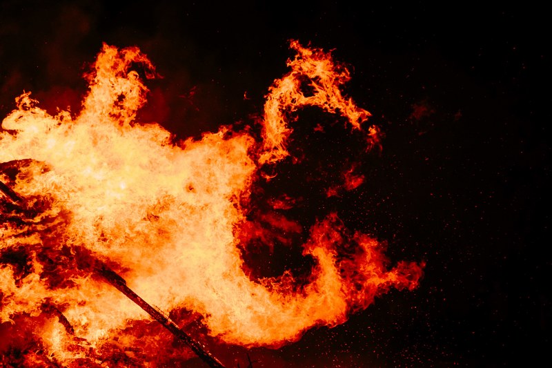fire flame heat and hot 4k