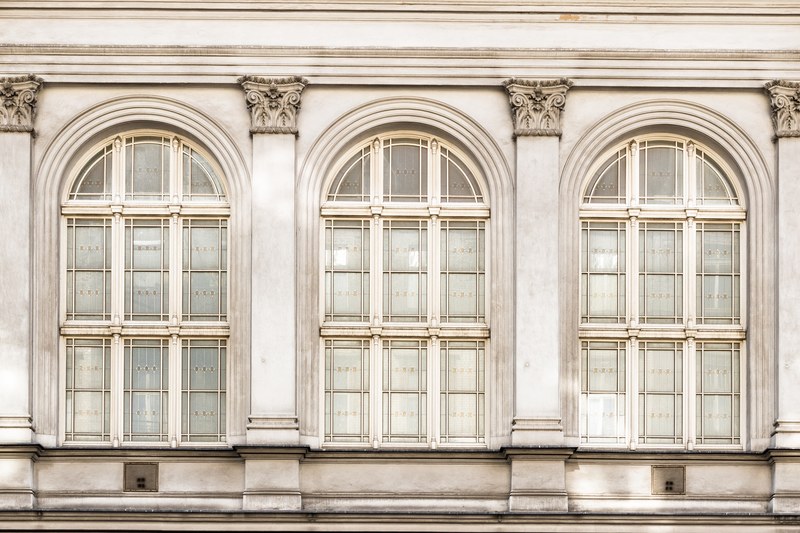 window building architecture and arch 4k