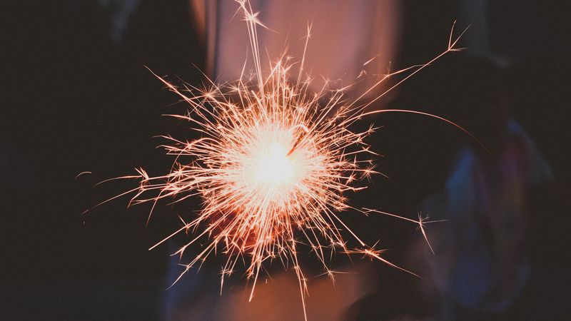 bengali fire, sparks, holiday, 4k